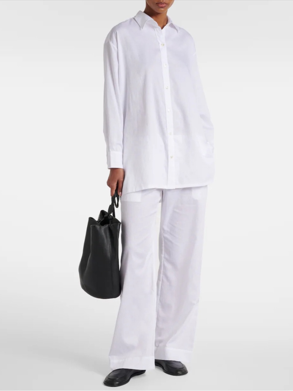 Leset Yoko mid-rise 100% cotton pants